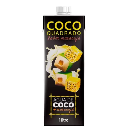 Água de Coco Coco Quadrado Maracujá 1L