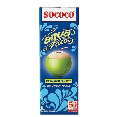 Água de Coco Sococo Tetra Pak 1L