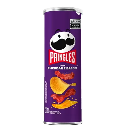 Batata Pringles Chedar e Bacon 105g