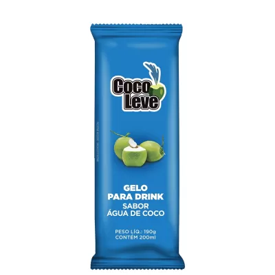 Gelo Coco Leve Sabor Água de Coco 200ml