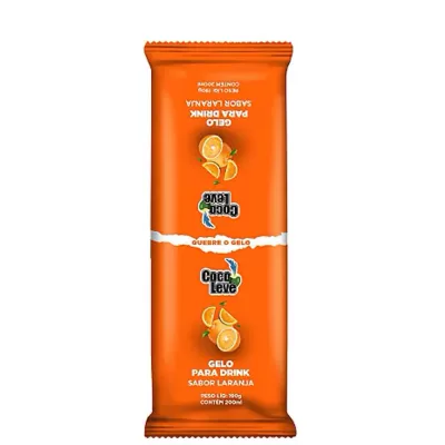 Gelo Coco Leve Sabor Laranja 200ml