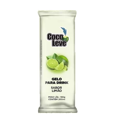 Gelo Coco Leve Sabor Limão 200ml