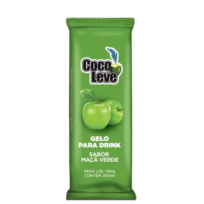 Gelo Coco Leve Sabor Maçã Verde 200ml