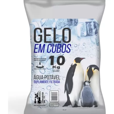 Gelo em Cubos 10kg